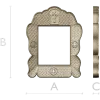 Orthodox Scalloped Frame - STL 3D Model for CNC Carving