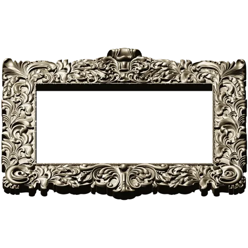 Барочная резная рама - 3D модель в формате STL для ЧПУ