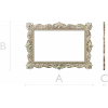 Ornate Baroque Frame STL for CNC