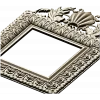 Shell Crest Acanthus Frame - STL 3D Model for CNC