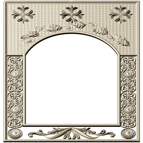 Vinecrest Arched Decorative Frame - STL 3D model for CNC milling