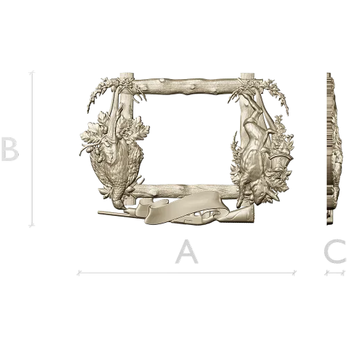 Охотничья рамка - 3D модель STL для ЧПУ