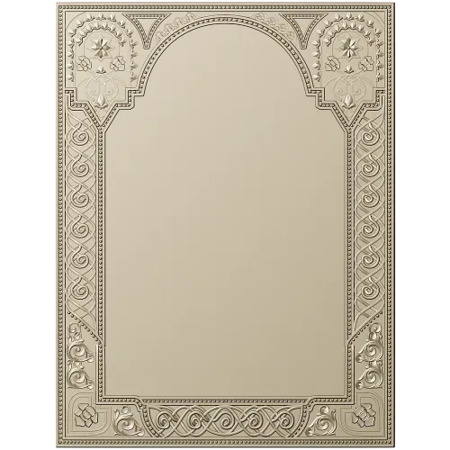Ornate Arched Frame STL for CNC