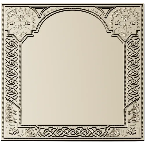 Ornate Arched Frame STL for CNC