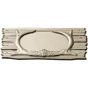 Antler Oval Plaque - high-relief STL model for CNC