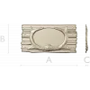 Antler Oval Plaque - high-relief STL model for CNC