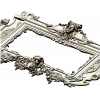 Baroque Ornamental Frame STL for CNC