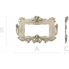 Baroque Ornamental Frame STL for CNC