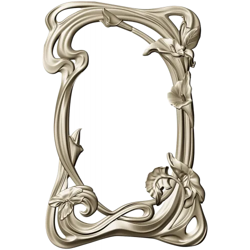 Aurelia Lily Frame - STL 3D model for CNC routing