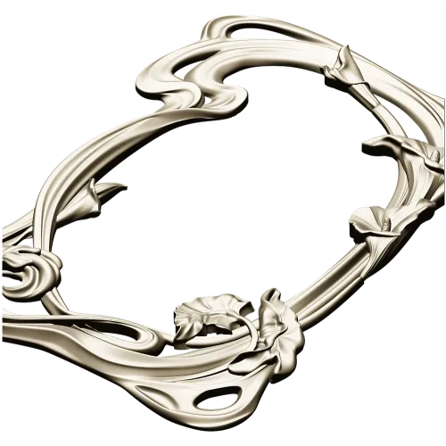 Aurelia Lily Frame - STL 3D model for CNC routing