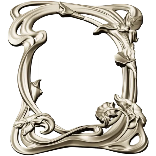 Aurelia Lily Frame - STL 3D model for CNC routing