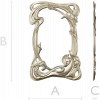 Aurelia Lily Frame - STL 3D model for CNC routing