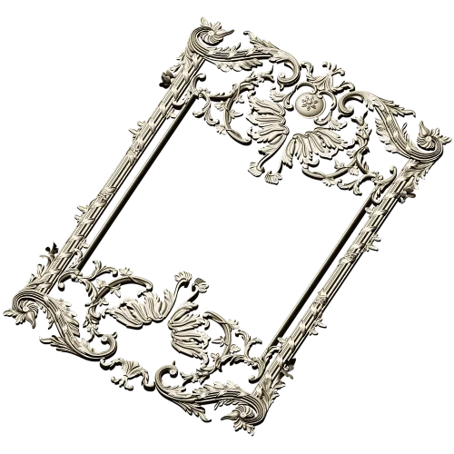Baroque Ornamental Frame STL for CNC milling