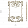 Baroque Ornamental Frame STL for CNC milling