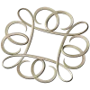 Decorative Ribbon Loop Frame STL for CNC
