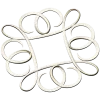 Decorative Ribbon Loop Frame STL for CNC