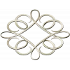 Decorative Ribbon Loop Frame STL for CNC