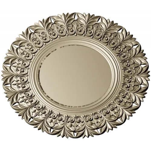 Круглая резная рамка "Акантус" - 3D модель в формате STL для ЧПУ
