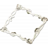 Floral Ribbon Square Frame - STL 3D Model for CNC Milling