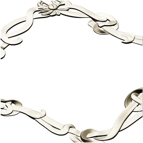 Floral Ribbon Square Frame - STL 3D Model for CNC Milling