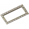 Rectangular Filigree Frame STL for CNC