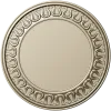 Классический круглый медальон - stl модель для ЧПУ