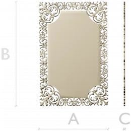 Baroque Filigree Panel