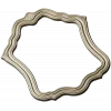 Wavy Baroque Frame STL for CNC