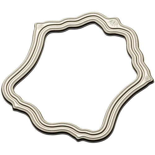 Wavy Baroque Frame STL for CNC