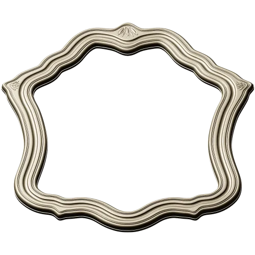 Wavy Baroque Frame STL for CNC