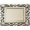 Baroque Square Frame STL - ornate CNC-ready 3D model