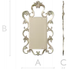 Rococo Rectangular Carved Frame STL