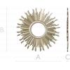 Sunburst Ornamental Frame STL for CNC