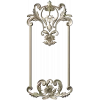 Ornate Rococo Frame STL for CNC Milling