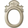 Aurelia Oval Cartouche - 3D STL Frame for CNC