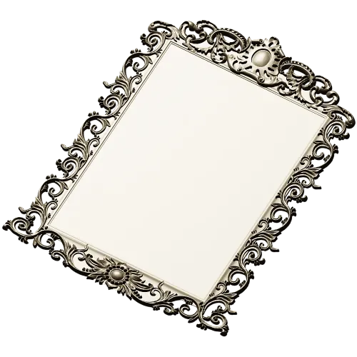 Rococo Ornamental Frame STL for CNC Milling