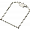Ornate Crown Mirror Frame - STL 3D model for CNC milling