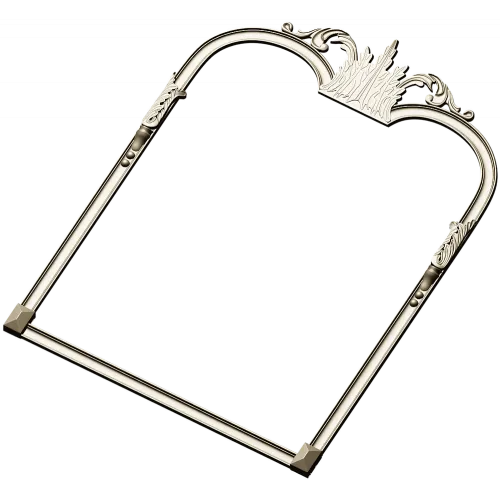 Ornate Crown Mirror Frame - STL 3D model for CNC milling