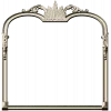 Ornate Crown Mirror Frame - STL 3D model for CNC milling