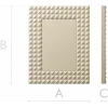 Pyramid Stud Frame STL - 3D model for CNC milling