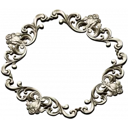 Rococo Rose Frame