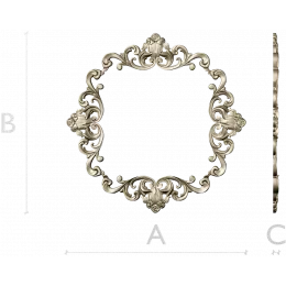 Rococo Rose Frame