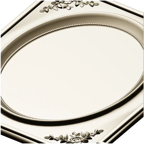 Ornamental Oval Cartouche STL for CNC