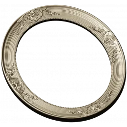 Fleuron Oval Frame
