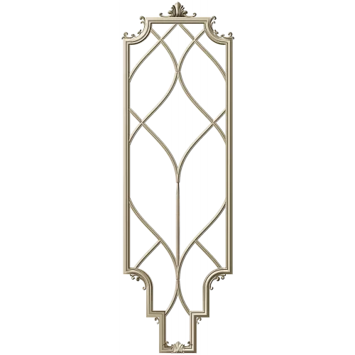 Elysian Lattice Vertical Panel - STL 3D model for CNC