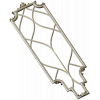 Elysian Lattice Vertical Panel - STL 3D model for CNC