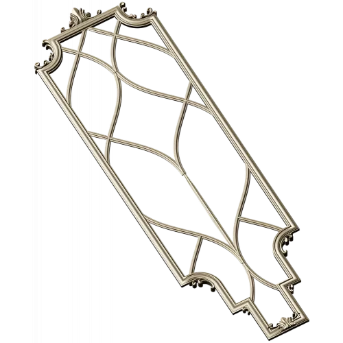 Elysian Lattice Vertical Panel - STL 3D model for CNC