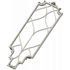 Elysian Lattice Vertical Panel - STL 3D model for CNC