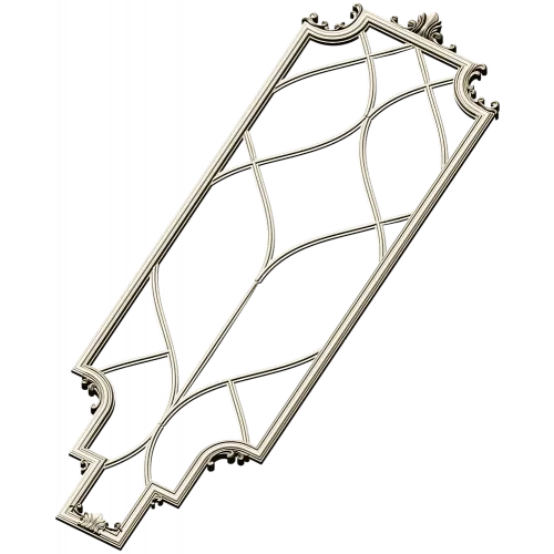 Elysian Lattice Vertical Panel - STL 3D model for CNC