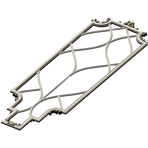 Elysian Lattice Vertical Panel - STL 3D model for CNC